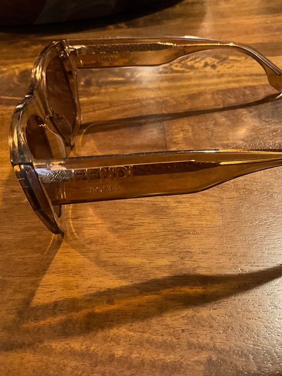 Luxury Fendi Sunglasses, Gold main image 4